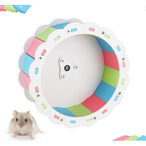 Roue d'exercice pour hamster, roue d'exercice pour petits animaux, roue d'exercice silencieuse (1/2)