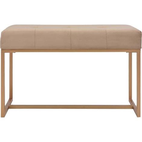Maison Exclusive - Panca 80 cm in Velluto Beige (1/5)