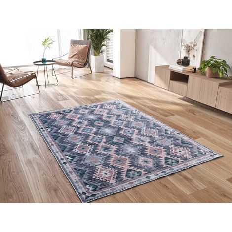 ATTICGO Tapis ethnique imprimé CLASS 10 Multicolore 160x230 cm (1/4)