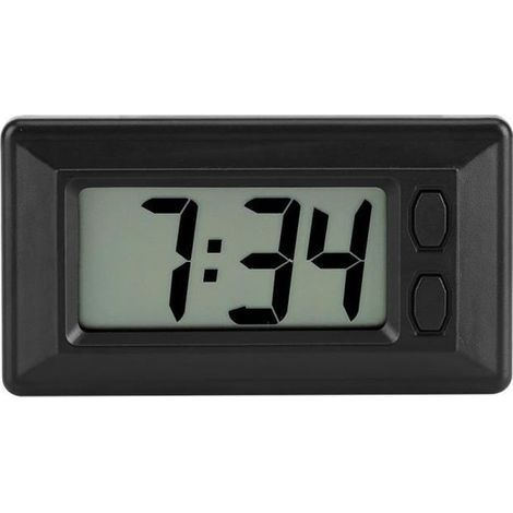 Horloge numérique tableau de bord de voiture numérique LCD Horloge électronique Date Heure Affichage du calendrier-Ywey (1/5)