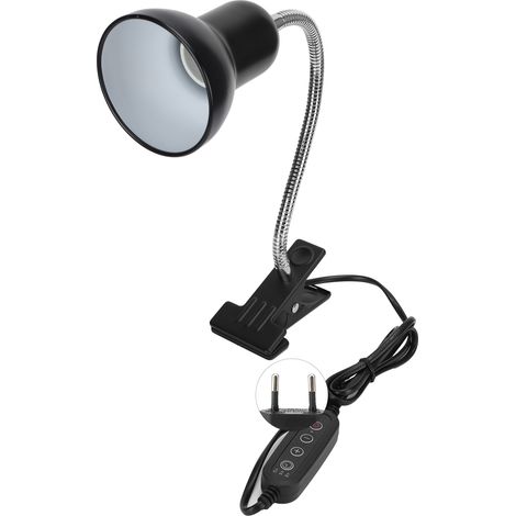 Support pour lampe à reptiles UVA/UVB, 220V, pour tortues, lézards, serpents et terrariums.-AquaForge (1/5)