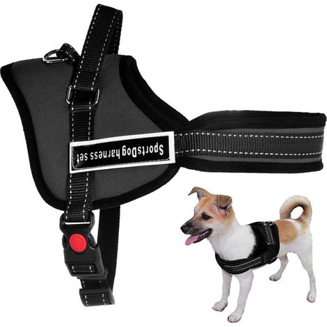 Pettorina guinzaglio cani animali taglia extra large 80-110cm catarifrangente (1/3)