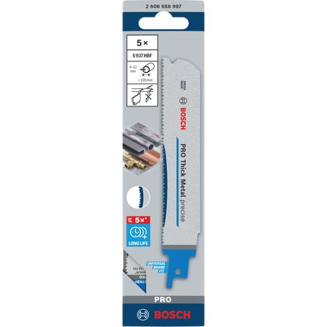 BOSCH S937HBF (pkt of 5) PRO Thick Metal precise 150mm