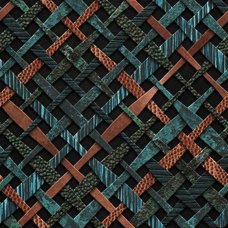 Outdoor-Dekorstoff Oxford - Geometrisches Muster 17 (1/5)
