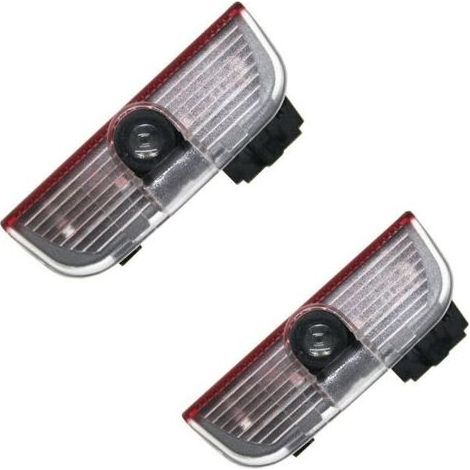 2 pièces Led porte bienvenue voyant d'avertissement projecteur Laser fantme ombre Logo lumière pour Skoda Superb 2009 2010 2011 2012 2013 2014 2015 (1/5)