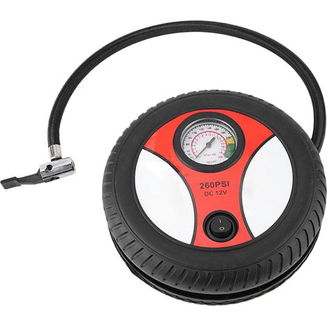 Tragbarer 12V-Reifenfüller für Auto, Motorrad und Fahrrad, Luftkompressor mit optischem Manometer, digitale Reifenpumpe, automatisches Aufblaswerkzeug, 12 Volt. (1/5)