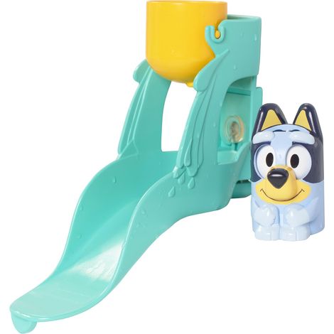Toomies Blueys - Scivolo d'acqua, giocattolo da bagno per bambini, divertimento acquatico con giranti, promuove le capacità motorie fini, con ventose, a partire dai 18 mesi in su (1/5)