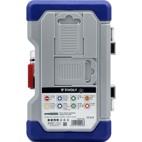 Tivoly • Custodia Ranger 54 pezzi Punte a vite L25 e L50mm (1/2)