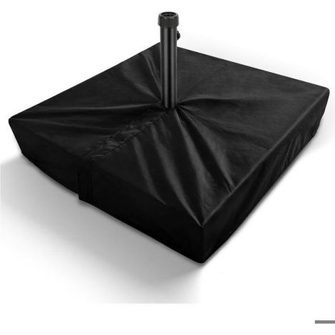 Housse Pour Pied De Parasol - Carrée - Oxford 600D Imperméable - Protection Contre Pluie Et UV - Adaptée Base Jardin Terrasse Plage - 1 Pièce (1/5)