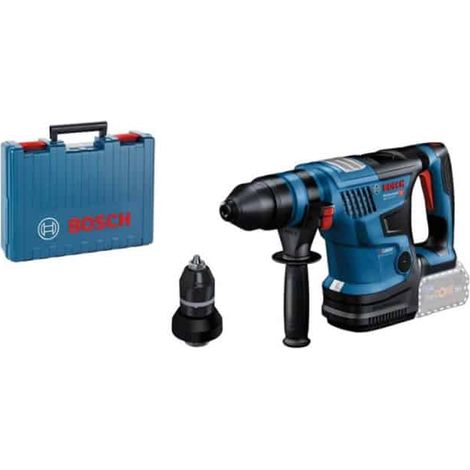 Bosch Professional – Perforateur sans fil 18V – Force de frappe 5,8 J – Moteur BITURBO Brushless – Pour béton, brique et pierre – 3 modes de fonctionnement - 18V-34 (1/9)