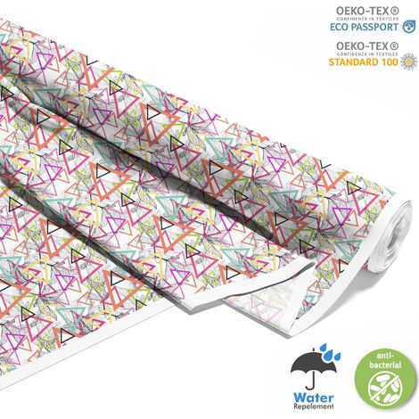 OUTDOOR DEKOSTOFFE OXFORD - Motiv geometrisch 9 I DX130