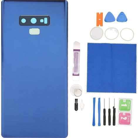 Verre arrière de remplacement pour Samsung Galaxy Note 9 SM N960, coque en verre bleu pour téléphone mobile (1/5)