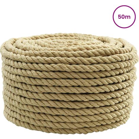 Maison Exclusive - Bootsseil 14 mm 50 m Natur (1/5)
