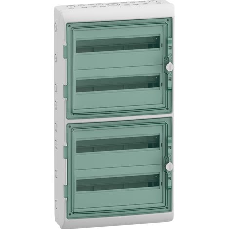 Tableau électrique en plastique MUREVA NT 72M 4X 18M 842X448X160 IP65 IK09 13437
