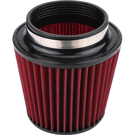 Filtre à cône rond d'admission d'air à haut débit, Modification universelle de voiture, nettoyeur de filtre 100mm. (1/5)