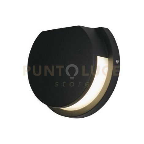 Lampada da parete esterna a LED Chiswick, nera