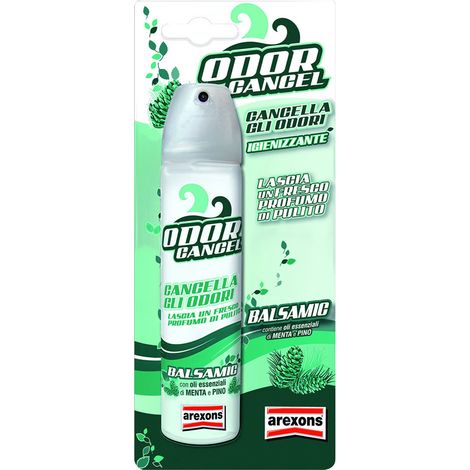 IGIENIZZANTE SPRAY PER AUTO 'ODOR CANCEL' fragranza Balsamic - AREXONS