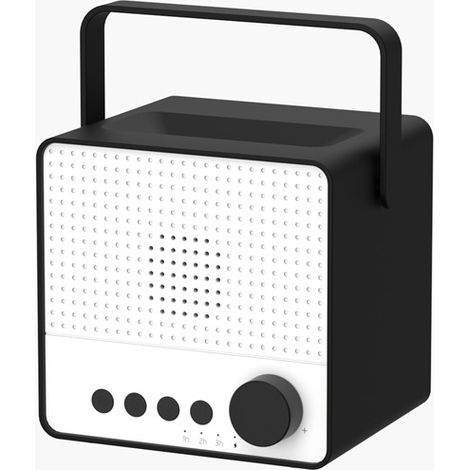 Luftbefeuchter mit Flammenfunktion, Weißrauschen, Bluetooth-Lautsprecher, USB-aufladbarem farbigem Umgebungslicht und Aromatherapiegerät (1/5)