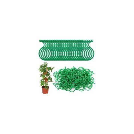 300 Pièces Clips pour Plantes de Jardin, Clips de Support pour Plantes, Vert Clip Plante Grimpante, Réutilisables Attache Tomate, pour Jardin Vigne Légumes Plantes Grimpantes (1/5)