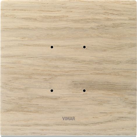 VIMAR - 21662.32 Placca 2M rovere sbiancato