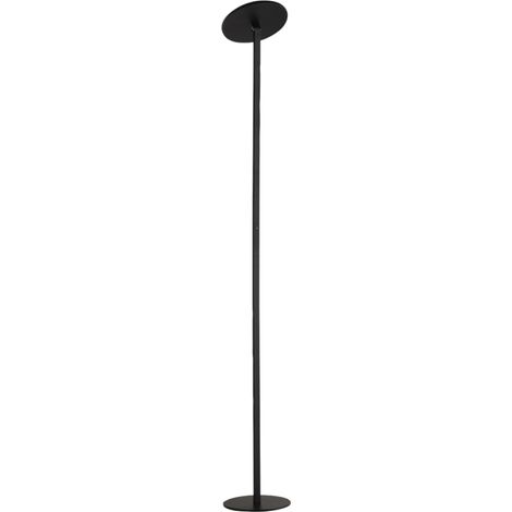 REGINA LAMPADA DA TERRA NERO S/FIGLIA 1 LUCE A LED CCT 3000K - 4000K - 5000K - 6000K 35W - 3500 lm (1/4)