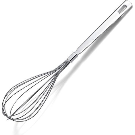 Fouet, fouets pour la cuisson, fouet ballon en acier inoxydable, ensemble de fouets en fil de cuisine robuste pour la cuisson, la cuisson, le mélange, fouetter, battre, remuer (1/5)