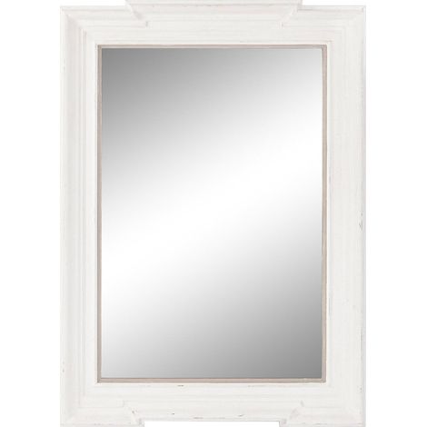 Miroir design blanc élégant et chic - Blanc immaculé (1/4)