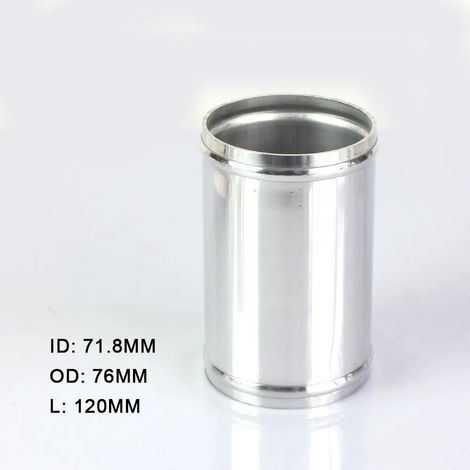 Tuyau d'admission d'air, réf. 51/57/63/70/76 mm, en aluminium, pour l'entretien et le remplacement dans les systèmes mécaniques.-AquaForge
