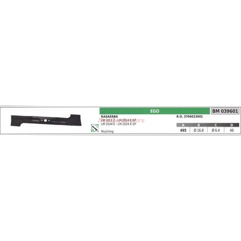 Klinge für Rasenmäher LM 2011E EGO 039601