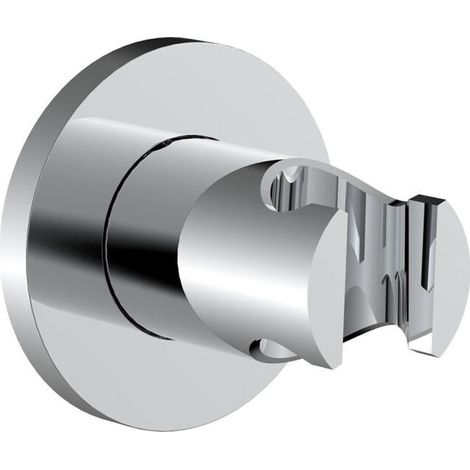 AqvaZone AqvaShower Konuswandhalter 035519750 rund, verchromt