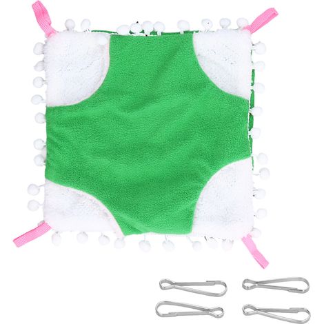 Hamac suspendu chauffant pour petits animaux - Nid douillet pour perroquet, hamster doré et sugar glider (1/5)