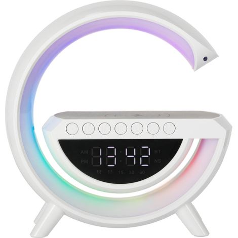 Luce LED con caricatore a induzione con radio
