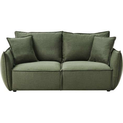 Sofa 3 Seater KUNES Fabric Green