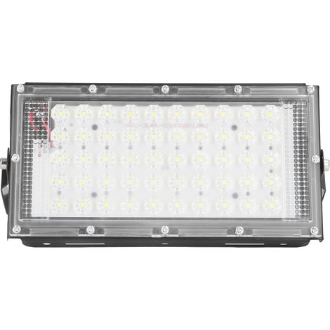 Projecteur LED 50W 12V lumière blanche ultra-brillante étanche pour extérieur, idéal pour cours et jardins (1/5)