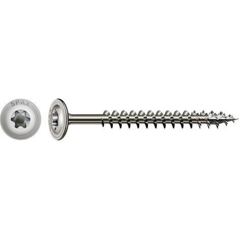 SPAX 0257000801005 Vite da legno 8 mm 100 mm T-STAR plus Acciaio inox A2 50 pz.