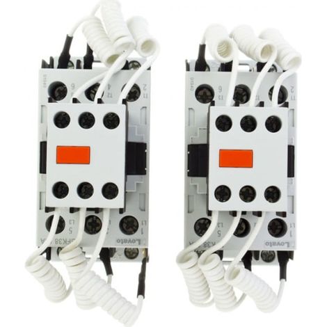 Contattore per commutazione di banchi di condensatori 3P 30kvar 230V AC BFK3800A230