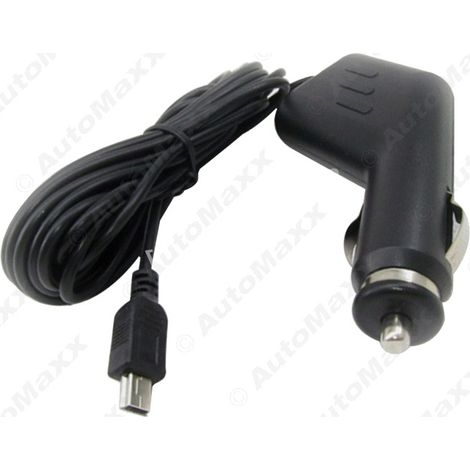 12-24V 3.5m car GPS navigator power cord, compatible with car chargers, MINI USB interface. (1/4)