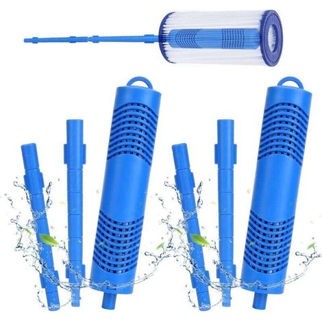 Filtre Spa Dure 4 Mois Cartouches de Filtres de Piscine à Cartouche Pièces Minérales pour Spa et Cartouche Filtrante pour Piscine et Spa Cartouche Spa Baton Filtre de Piscine, 2 pièces (1/3)