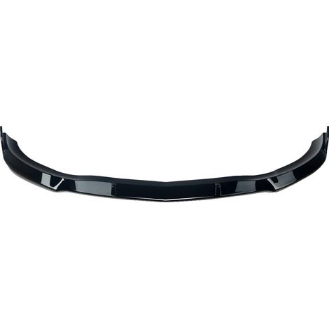 Spoiler de pare-chocs avant, design style AMG, construction en ABS durable, Noir brillant (1/2)