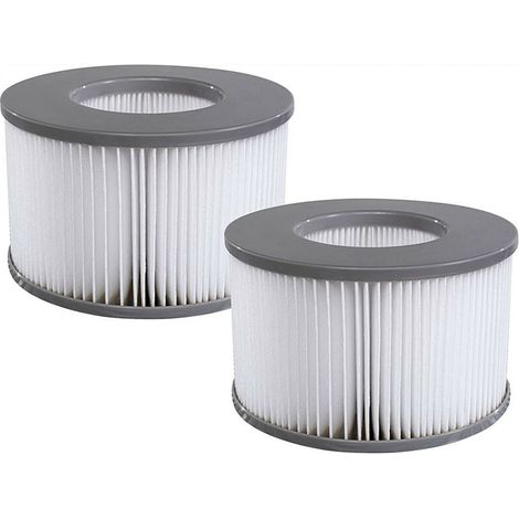Lot de 2 cartouches filtrantes de rechange pour piscine gonflable Mspa, jacuzzi (1/5)
