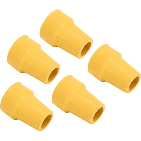 5 embouts de canne en caoutchouc épais 22mm, antidérapants texturés pneu, résistants à l'usure et à la corrosion, sécurisés. (1/5)