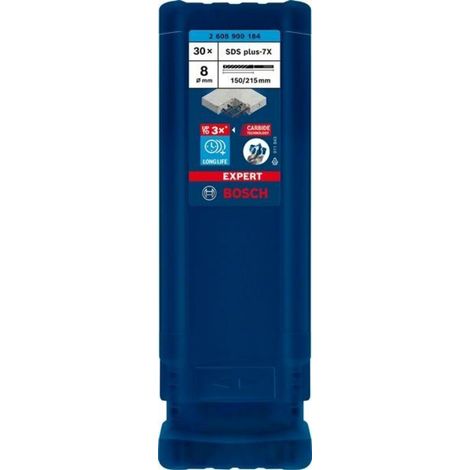 30er-Pack Hammerbohrer SDS plus-7X EXPERT 8x150x215mm Bosch