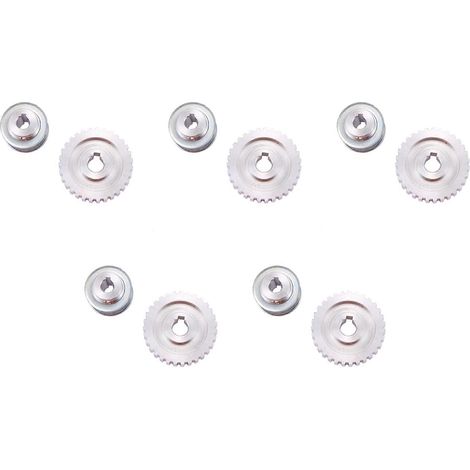 10 poulies synchrones, motoréducteur à courroie, engrenage, roue dentée d'entraînement, numéro de série Cj0618, engrenages pour mini-tour, engrenages pour machine-outil à métaux (1/5)