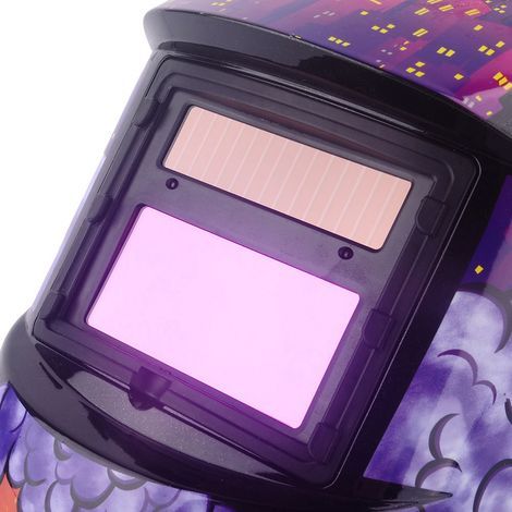 Automatischer Solarschweißhelm mit UV-Schutz und großer Linse für alle Schweißarten (1/5)
