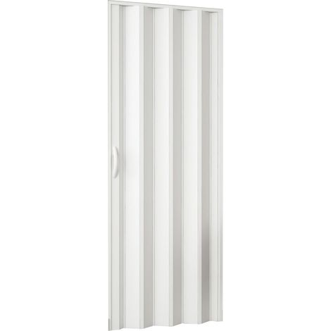 PORTA A SOFFIETTO PVC CM 82x214 NOCE (1/10)
