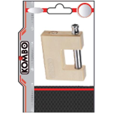LUCCHETTO IN OTTONE E ACCIAIO 70MM CON 3 CHIAVI IN DOTAZIONE