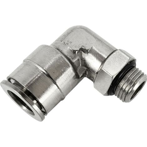 TRU COMPONENTS Raccord coudé TC-14205548 MPL-G 8-01 Ø de tuyau: 8 mm Taille du filetage: G1/8" 1 pc(