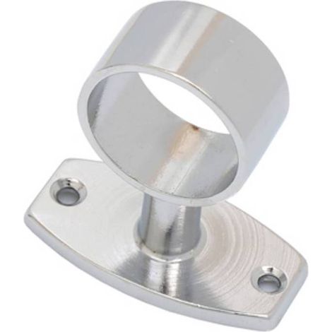 5 x PASSANTE TUBO CORRIMANO OTTONE CROM D 25MM