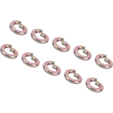 70 pièces de rondelles fendues de sécurité en acier inoxydable assortiment accessoire universel pour voiture 10 mm / 0,39 pouce (1/5)