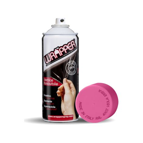 Wrapper, pellicola spray rimovibile, 400 ml - Viola Erika - Ral 4003 (1/2)